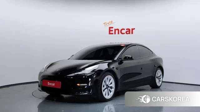 Tesla Model 3 2021 Черный из Кореи