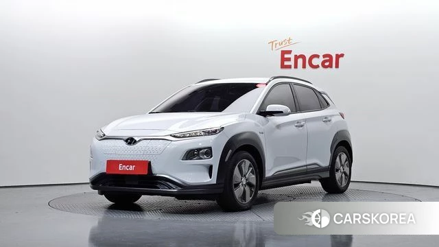 Hyundai Kona Electric 2018 Белый из Кореи
