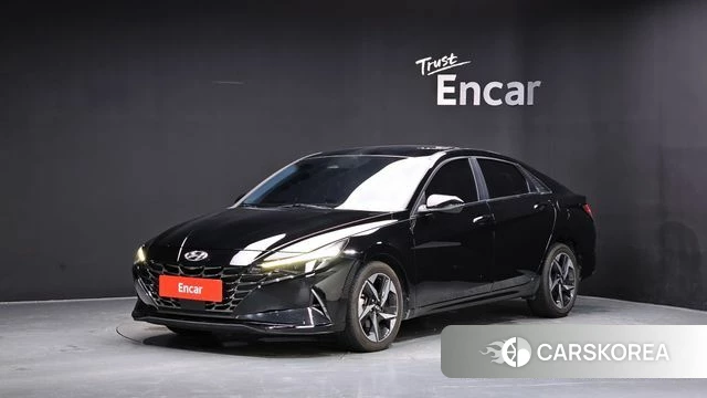 Hyundai Avante (CN7) 2020 Черный из Кореи