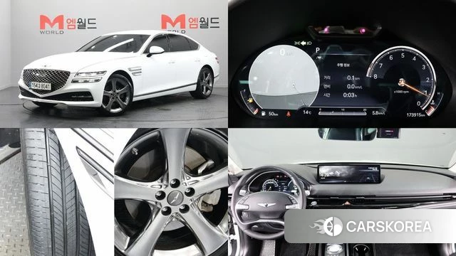 Genesis G80 (RG3) 2021 Белый из Кореи