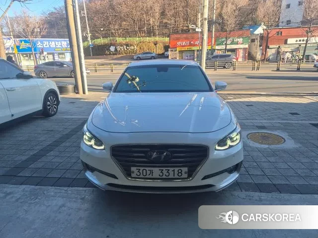 Hyundai Grandeur IG Hybrid 2019 Белый из Кореи