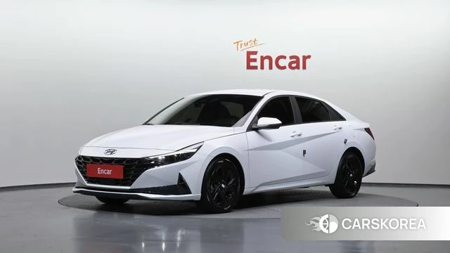 Hyundai Avante (CN7) 2022 Белый из Кореи
