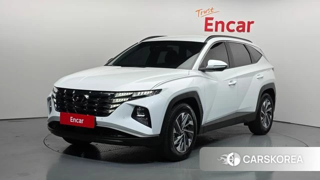 Hyundai Tucson Hybrid (NX4) 2023 Белый из Кореи