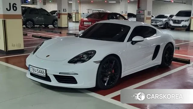 Porsche 718 Cayman 2020 Белый из Кореи