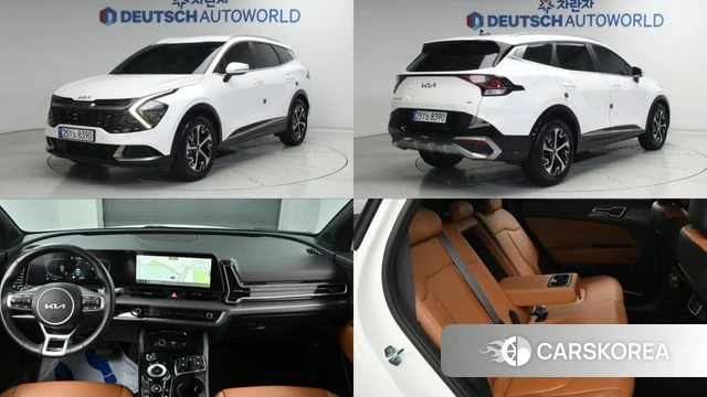 Kia Sportage 5th Generation Hybrid 2022 Белый из Кореи