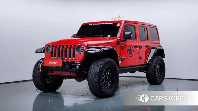 Jeep Wrangler (JL) 2019 Красный из Кореи