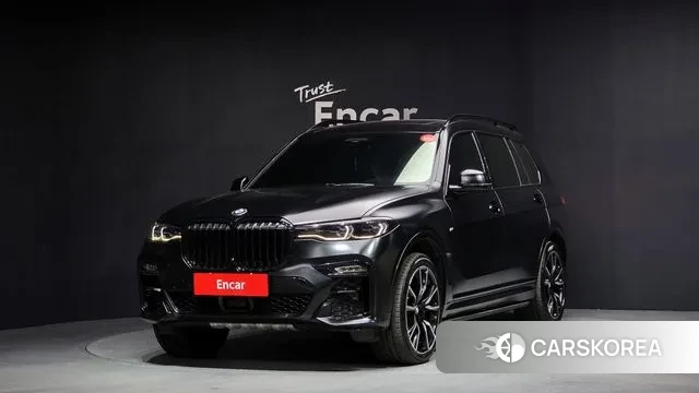 BMW X7 (G07) 2019 Черный из Кореи
