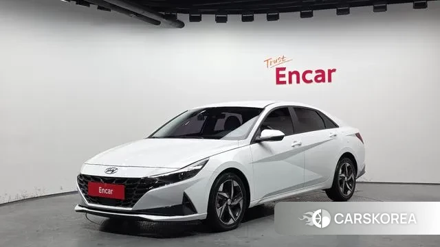 Hyundai Avante (CN7) 2020 Белый из Кореи