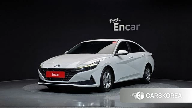 Hyundai Avante (CN7) 2021 Белый из Кореи