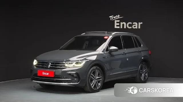 Volkswagen Tiguan second Generation 2022 Серый из Кореи
