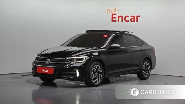 Volkswagen 7th Generation of Jetta 2023 Черный из Кореи
