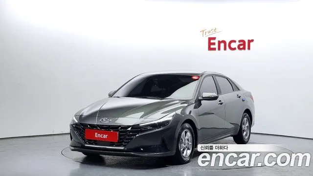 Hyundai Avante (CN7) 2020 Темно-зеленый из Кореи