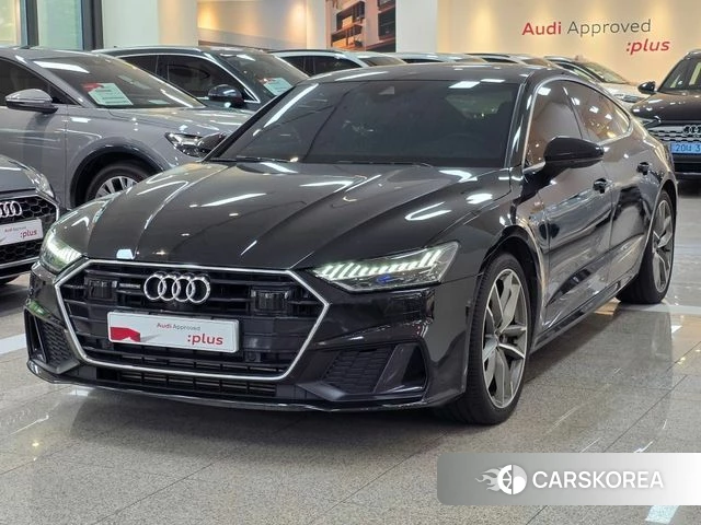 Audi A7 (4K) 2020 Черный из Кореи
