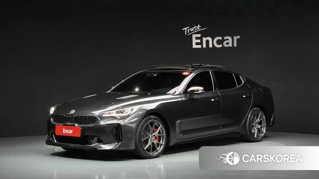 Kia Stinger 2018 Серый из Кореи