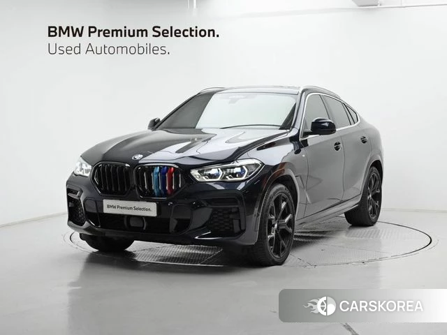 BMW X6 (G06) 2022 Черный из Кореи