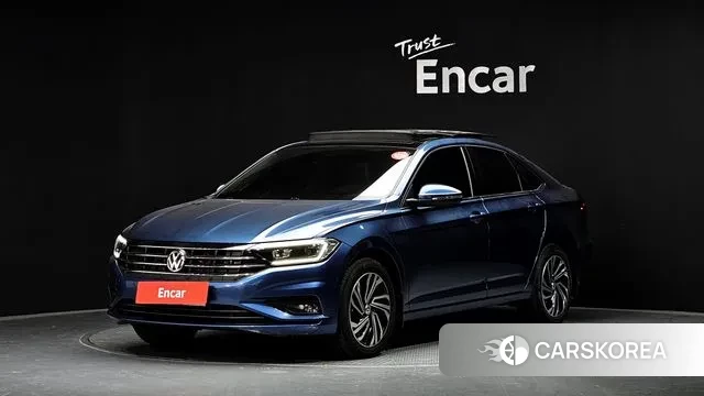 Volkswagen 7th Generation of Jetta 2020 Синий из Кореи