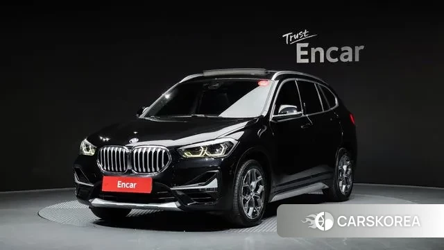 BMW X1 (F48) 2022 Черный из Кореи