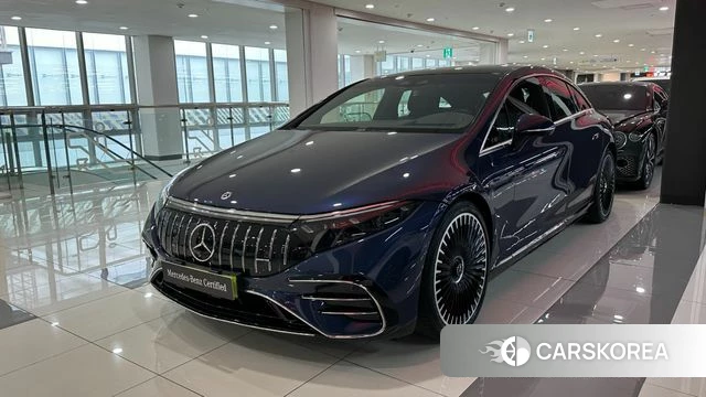 Mercedes-Benz EQS V297 2023 Синий из Кореи