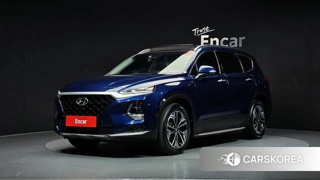 Hyundai Santa Fe TM 2018 Синий из Кореи