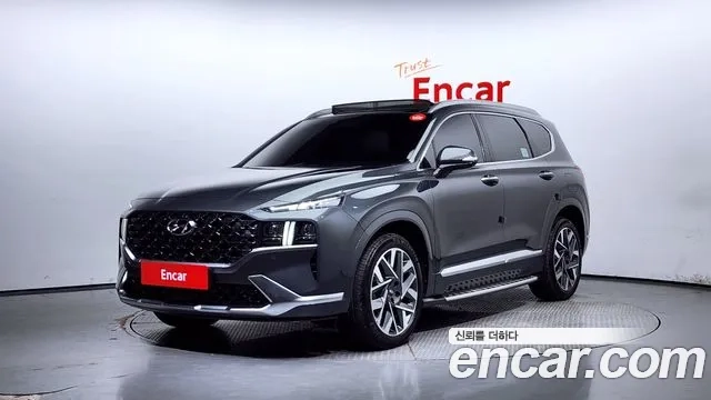 Hyundai The New Santa Fe 2020 Серый из Кореи