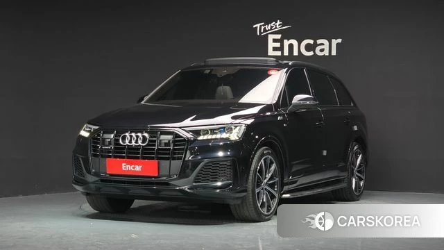 Audi Q7 (4M) 2021 Черный из Кореи