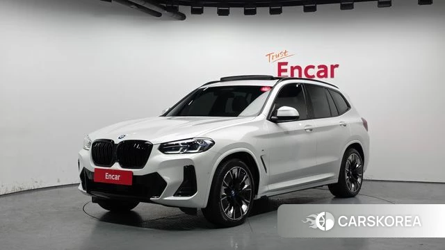 BMW iX3 2023 Белый из Кореи