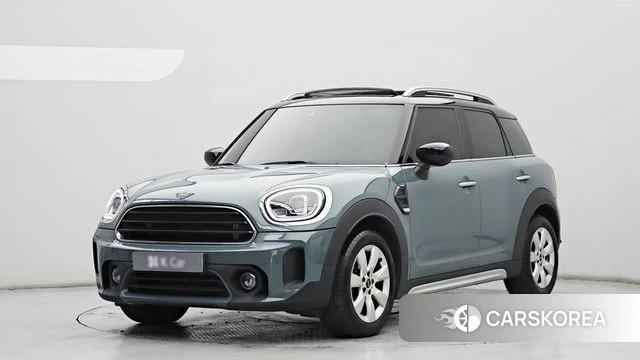 Mini Cooper Countryman 2021 Небесно-голубой из Кореи