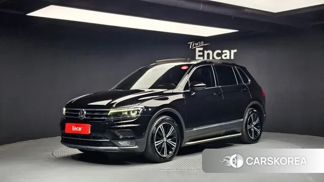 Volkswagen Tiguan second Generation 2019 Черный из Кореи