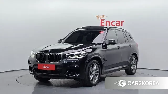 BMW X3 (G01) 2021 Черный из Кореи