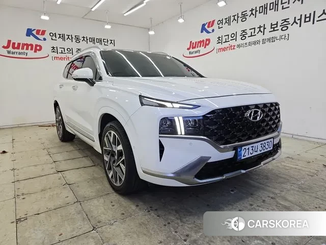 Hyundai The New Santa Fe 2022 Белый из Кореи