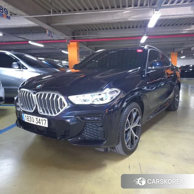 BMW X6 (G06) 2022 Синий из Кореи