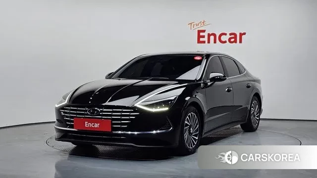Hyundai Sonata Hybrid (DN8) 2021 Черный из Кореи