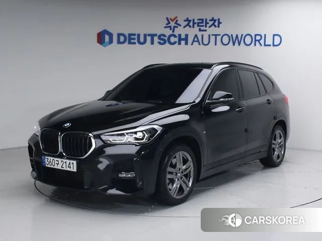 BMW X1 (F48) 2022 Черный из Кореи