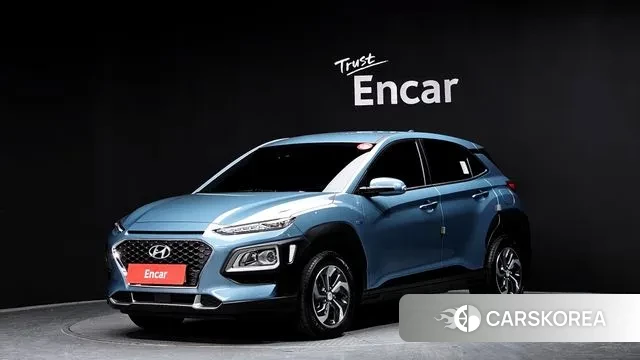 Hyundai Kona Hybrid 2020 Небесно-голубой из Кореи
