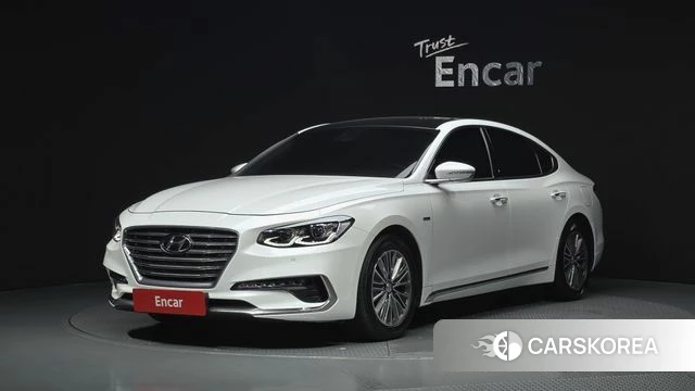 Hyundai Grandeur IG Hybrid 2019 Белый из Кореи