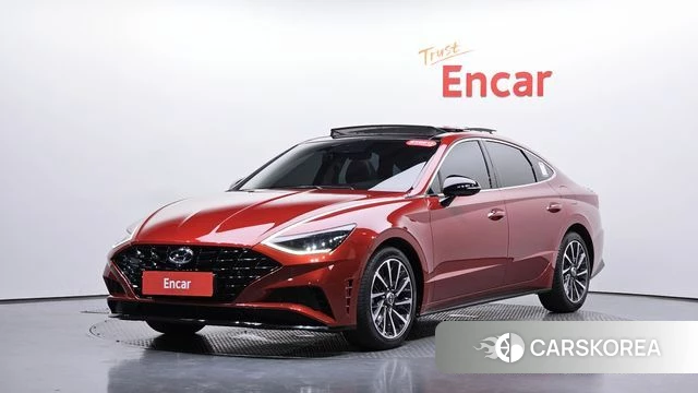 Hyundai Sonata (DN8) 2022 Красный из Кореи