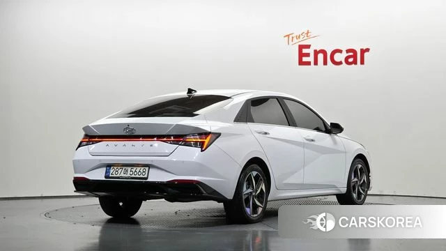 Hyundai Avante (CN7) 2020 Белый из Кореи