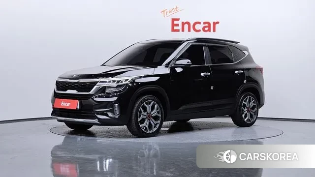 Kia Seltos 2020 Черный из Кореи