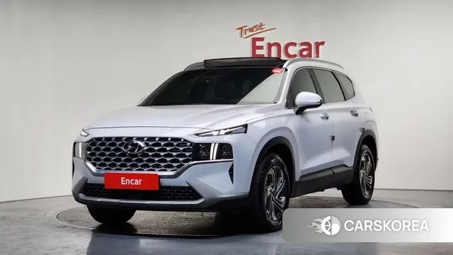 Hyundai The New Santa Fe 2021 Белый из Кореи