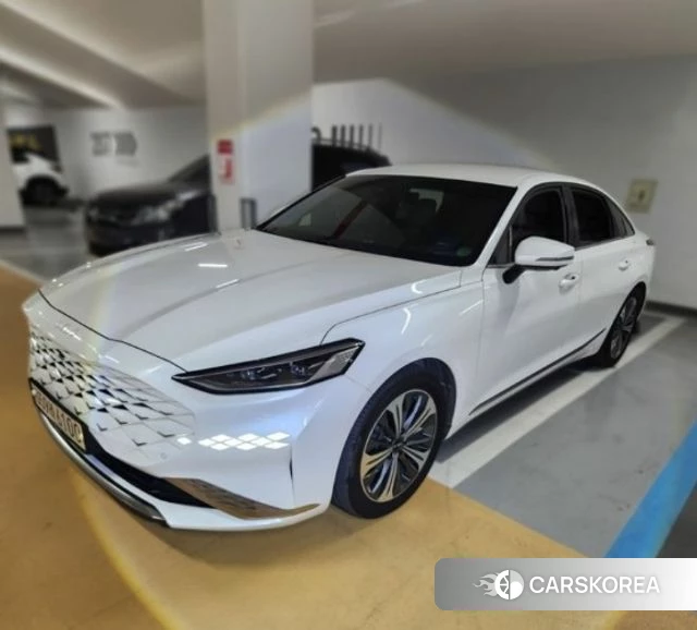 Kia K8 Hybrid 2021 Белый из Кореи