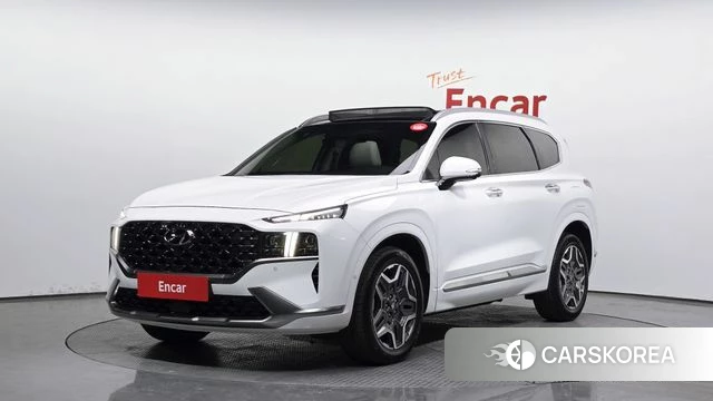 Hyundai The New Santa Fe 2022 Белый из Кореи