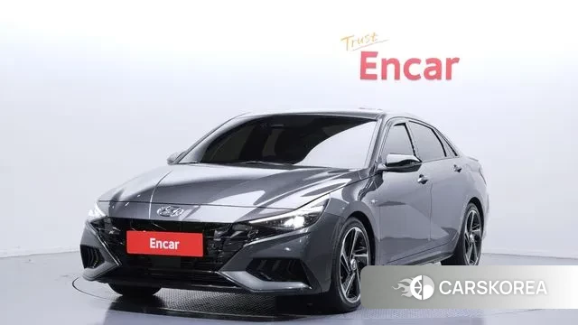 Hyundai Avante (CN7) 2021 Серый из Кореи