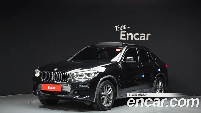 BMW X4 (G02) 2020 Черный из Кореи