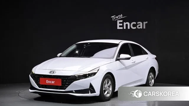 Hyundai Avante (CN7) 2020 Белый из Кореи