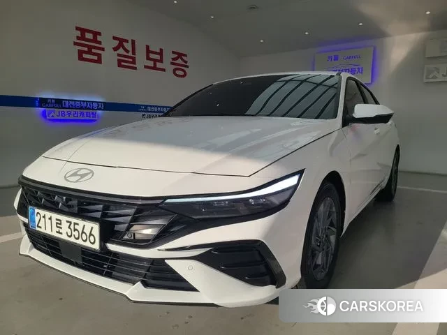 Hyundai The New Avante (CN7) 2024 Белый из Кореи