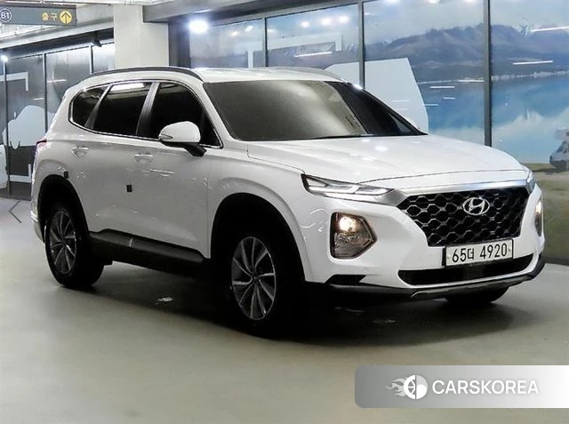 Hyundai Santa Fe TM 2019 Белый из Кореи