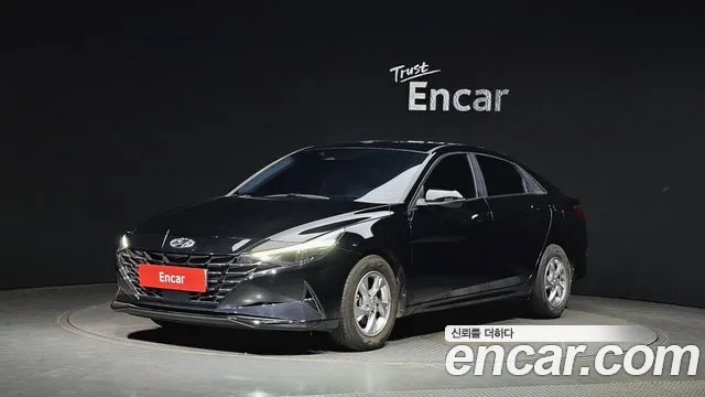 Hyundai Avante (CN7) 2020 Черный из Кореи