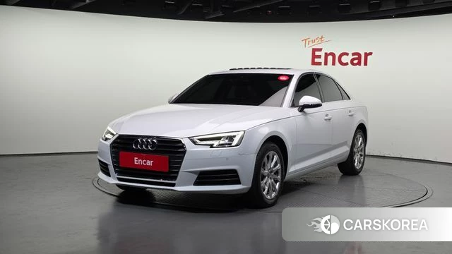 Audi A4 (B9) 2018 Белый из Кореи