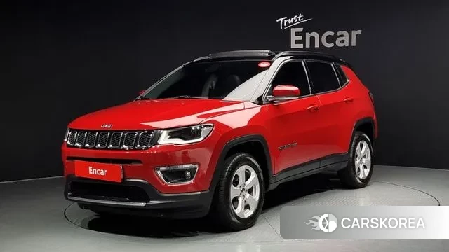 Jeep Compass 2nd Generation 2019 Красный из Кореи
