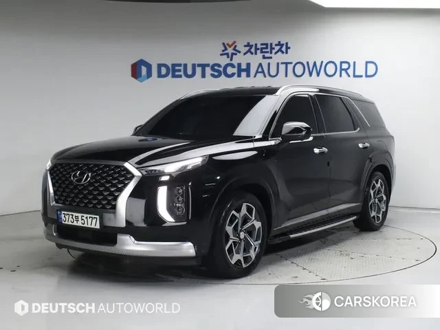 Hyundai Palisade 2021 Черный из Кореи